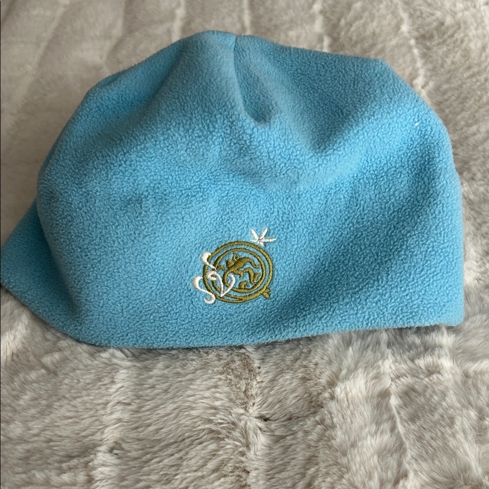 Ladies blue fleece hat